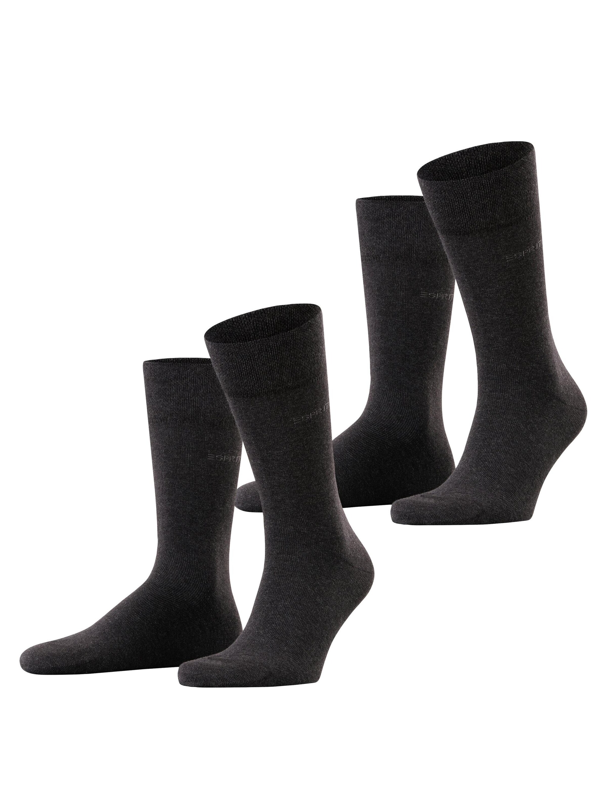 ESPRIT Socks 'Basic Easy 2-Pack' in Grey
