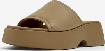 CAMPER Mules 'Tasha' in Brown: front