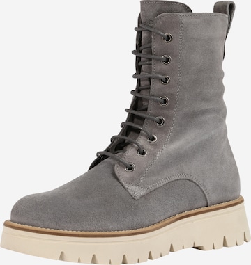 Marc O'Polo Lace-Up Ankle Boots 'Cleo' in Grey: front