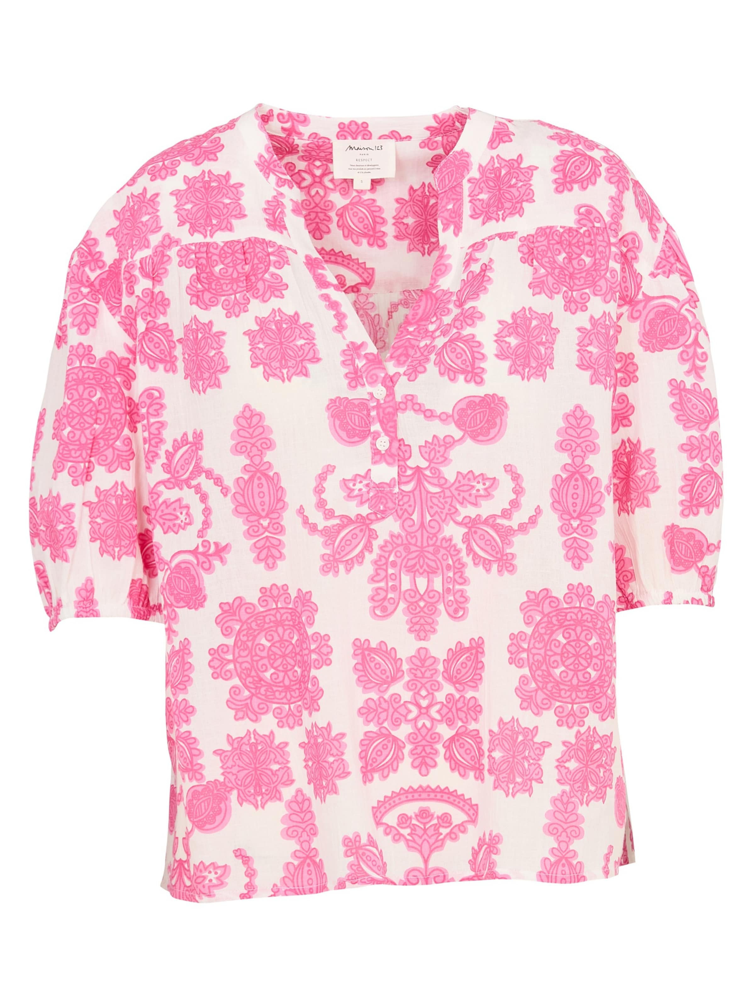 Camicia da donna 'Sun' di Maison 123 in rosa: frontale