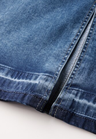 CECIL Midi-Jeansrock in Blau