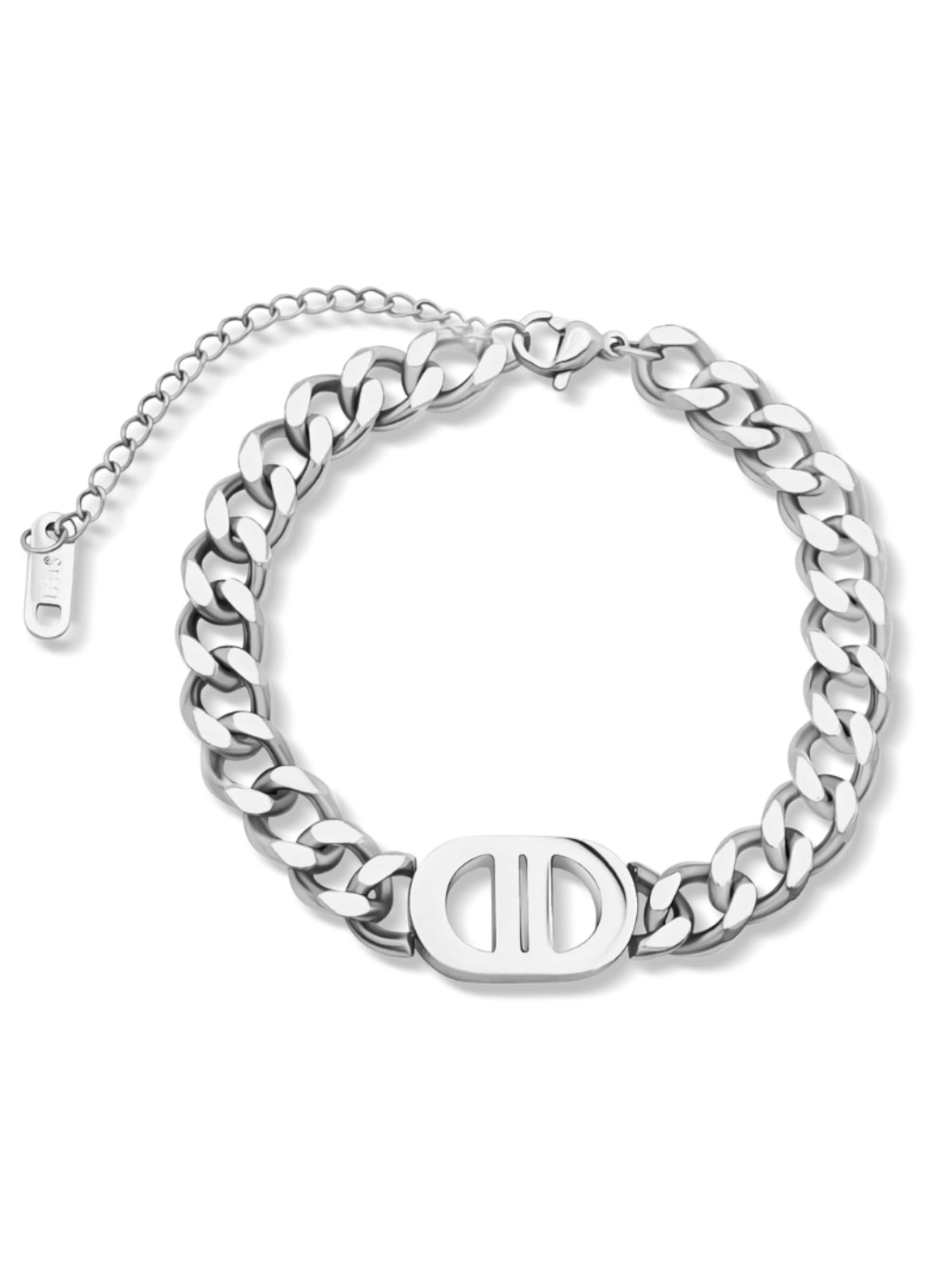Pure Schmuck Bracelet 'Prestige' in Silver: front