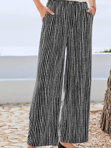 Wide Leg Pantalon 'Vera' Goldner en noir