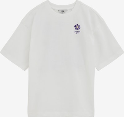 WE Fashion T-Shirt in 98-104 in hellgelb / lavendel / dunkellila / weiß, Produktansicht