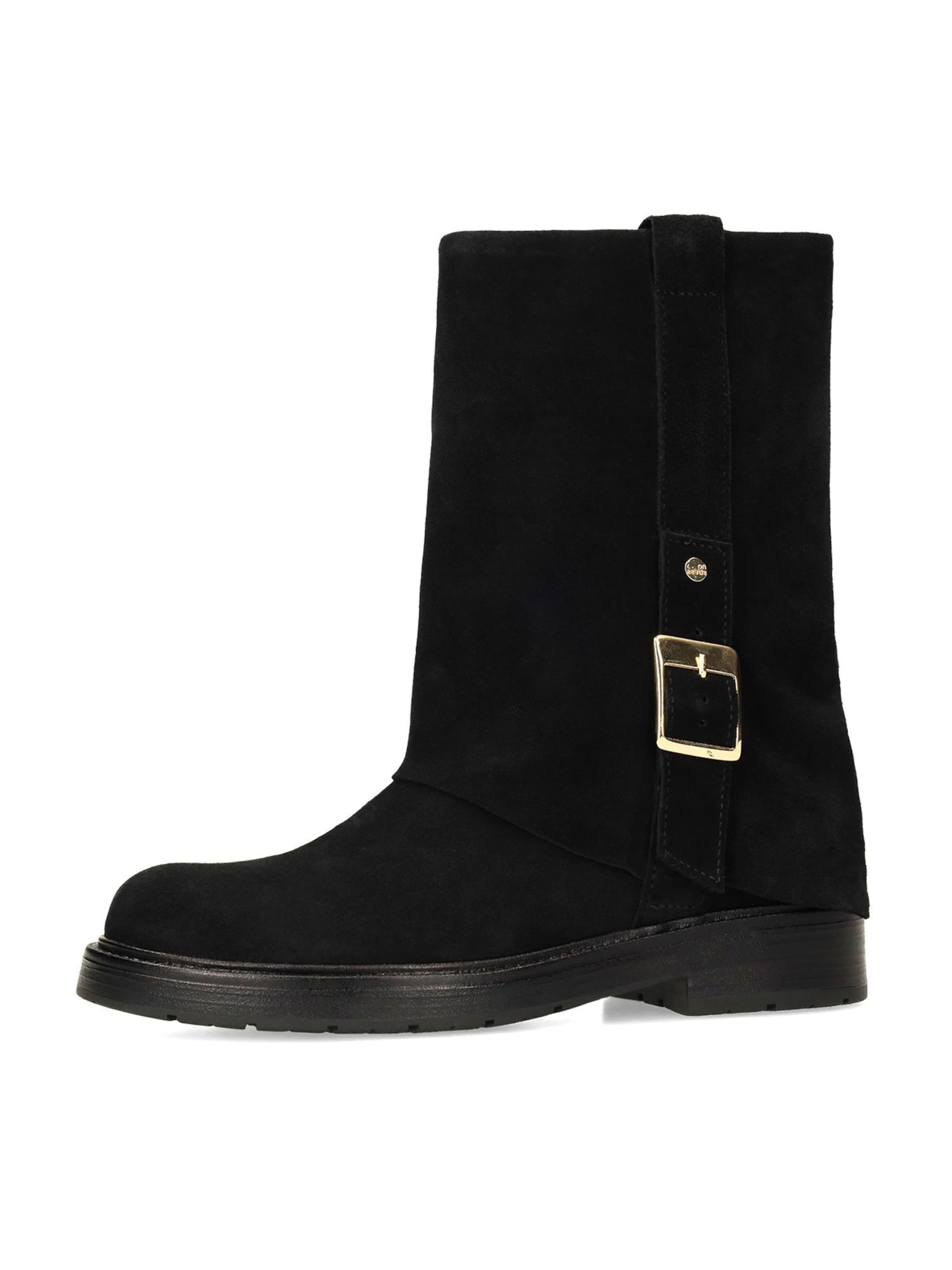 Bottes no stress en noir : devant