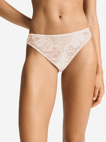Hanro String ' Lysia ' in Wit: voorkant