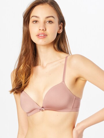 Invisible Soutien-gorge 'Daily' LingaDore en marron : devant