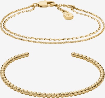 FOSSIL Rannekoru värissä kulta: etupuoli