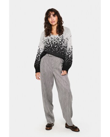 SAINT TROPEZ Pullover 'Garance' in Grau