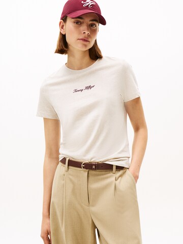 TOMMY HILFIGER Póló - bézs: elől