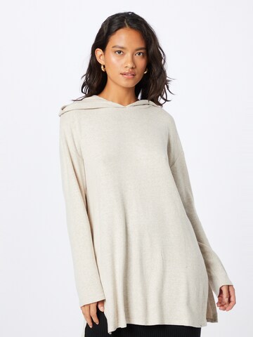 TOM TAILOR DENIM Sweater in Beige: front