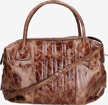 Borsa a spalla di Gave Lux in grigio: frontale