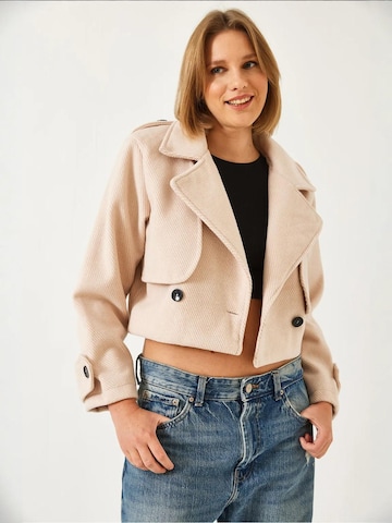 Bianco Lucci Tussenjas in Beige