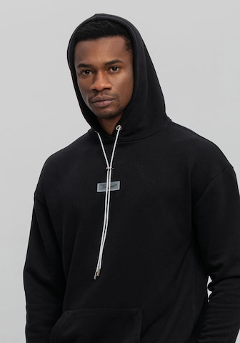 Tom Barron Jogginganzug mit Hoodie in Schwarz