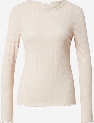 OPUS Shirt 'Siselotte' in Beige: front