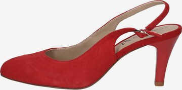 CAPRICE Slingpumps in Rood