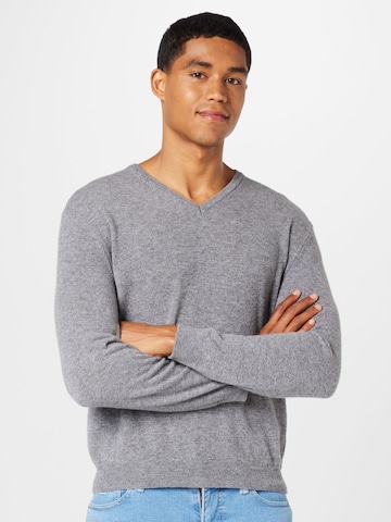 UNITED COLORS OF BENETTON - Regular Fit Pullover em cinzento: frente