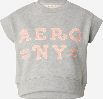 AÉROPOSTALE - Camisa 'AERO NY' em cinzento: frente