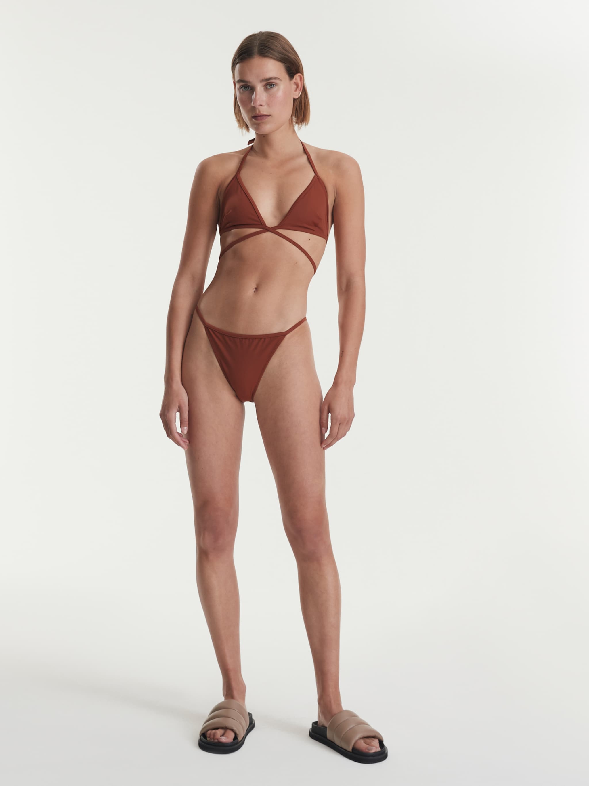 EDITED Producten Bikinibroek 'Elia' Roestbruin