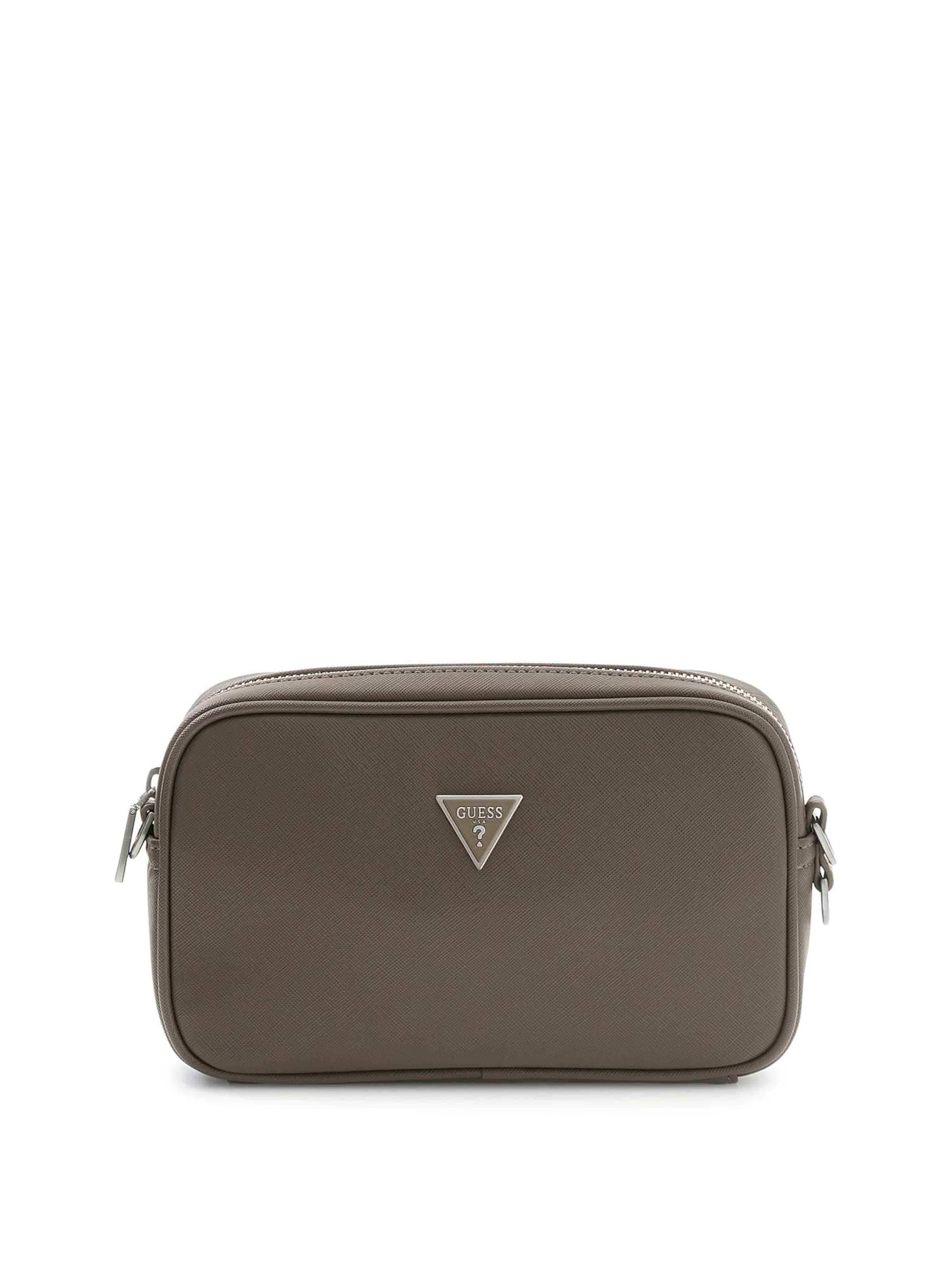 GUESS Crossbody Bag 'Milano' in Brown: front