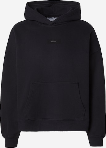 Bluză de molton de la HOLLISTER pe negru: față