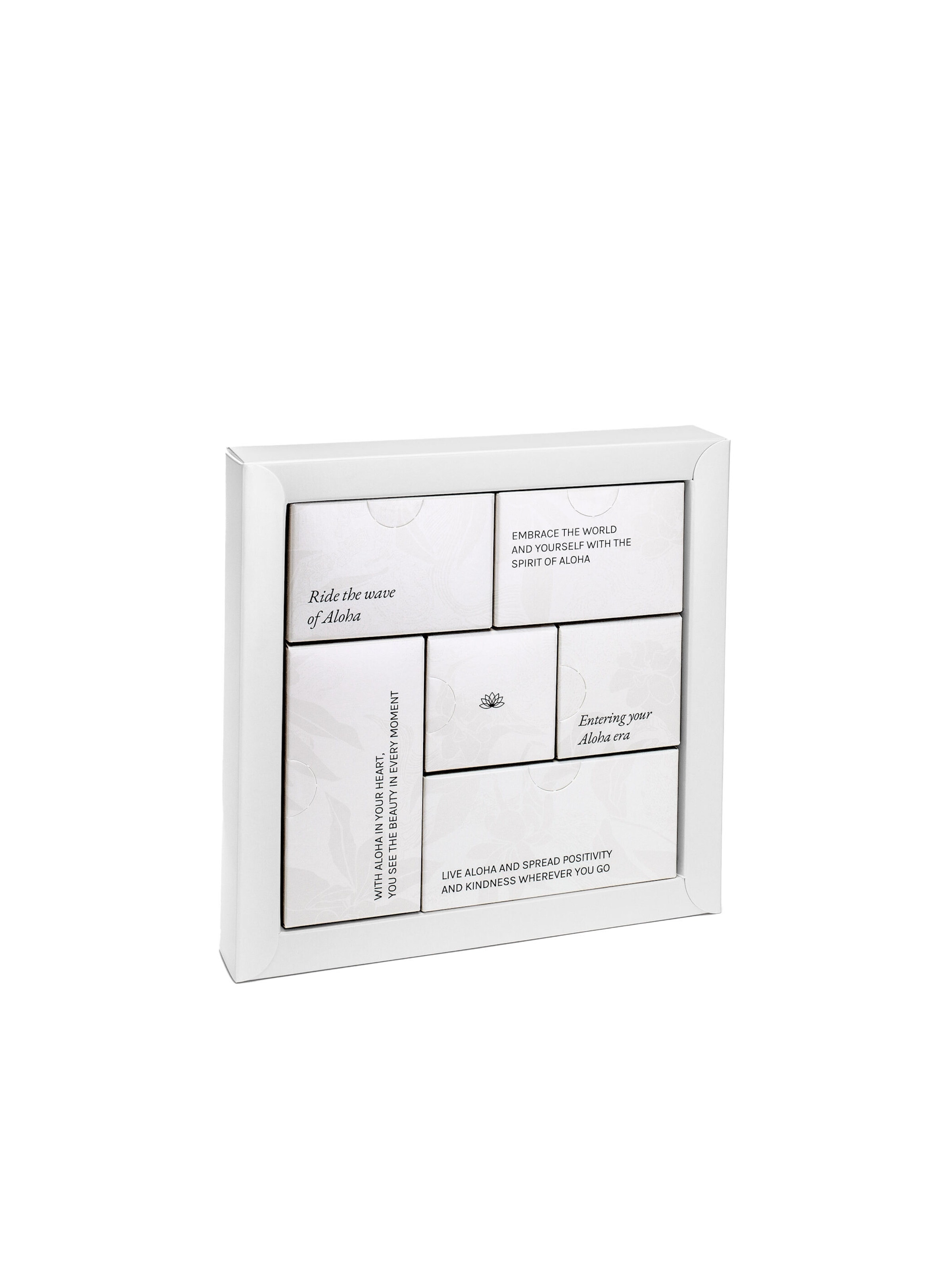 PURELEI Adventskalender 'Essentials mit 6 Türchen' in Zilver: voorkant