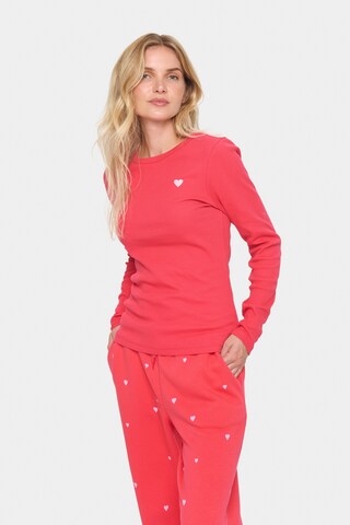 SAINT TROPEZ - Top em vermelho: frente