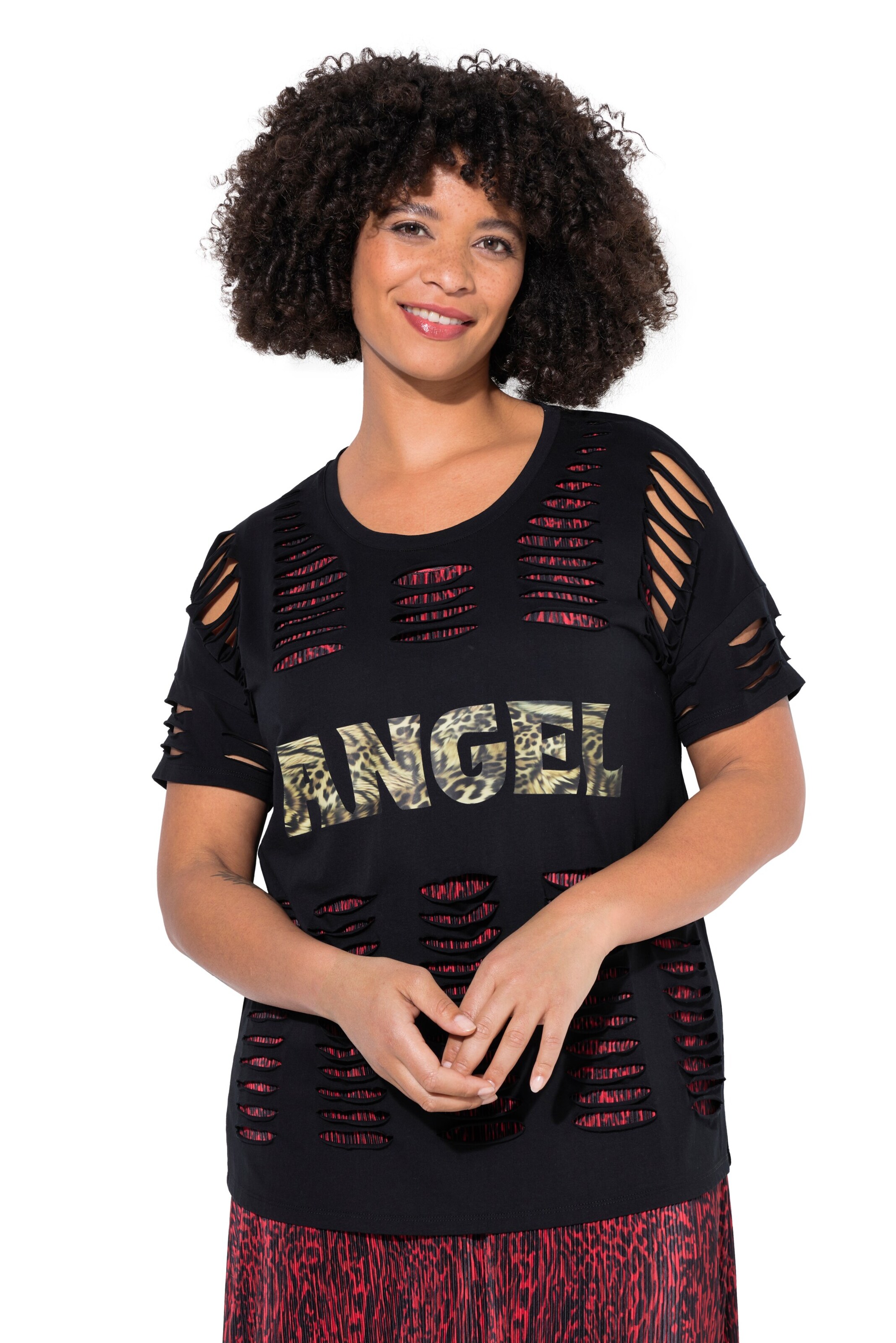 Angel of Style Shirt in Schwarz: Vorderseite