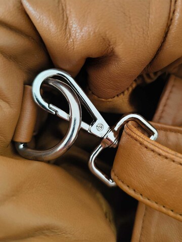 Lederjacken24 Shopper 'Sorala' in Brown