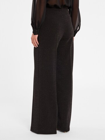 Ana Alcazar Loosefit Bügelfaltenhose 'Cilisa' in Schwarz