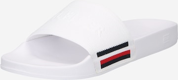 TOMMY HILFIGER Beach & Pool Shoes in White: front