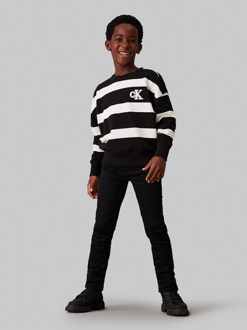 Calvin Klein Jeans - Slimfit Calças de ganga 'Essential' em preto