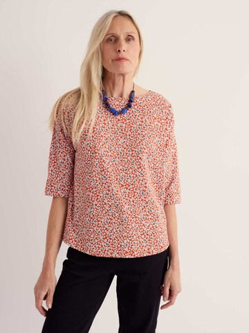 T-shirt 'Tremayne Quay' Seasalt Cornwall en orange : devant