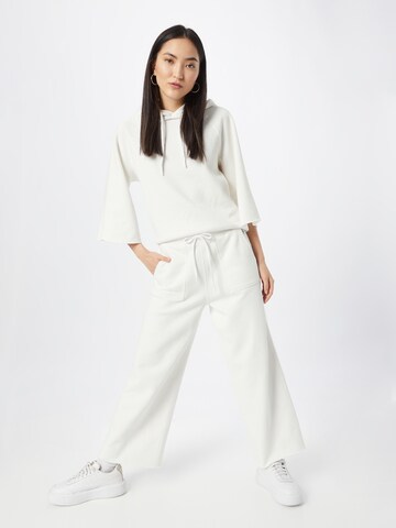 Wide Leg Pantalon Polo Ralph Lauren en blanc