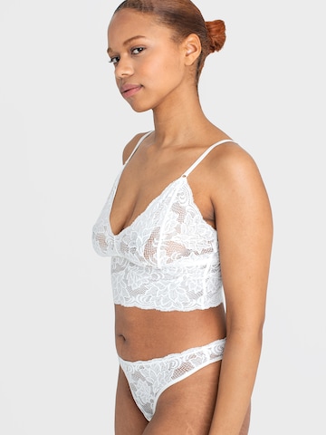 Erlich Textil - Triángulo Sujetador 'Ophelia' en blanco