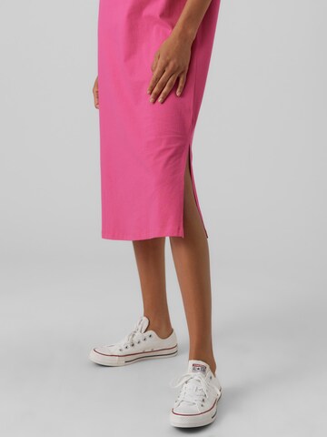 VERO MODA Obleka 'MOLLY' | roza barva