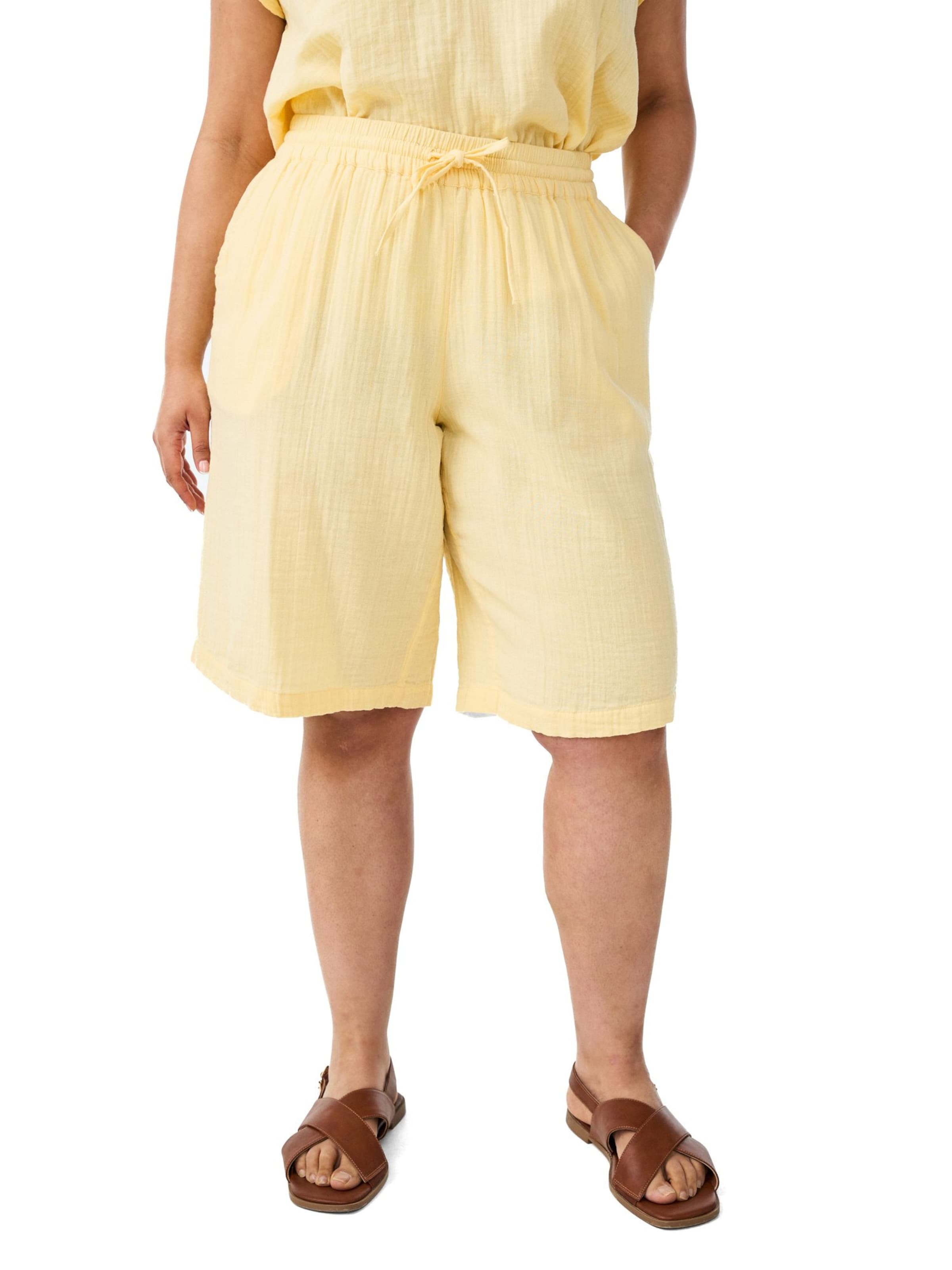 geltona Zizzi Standartinis Kelnės 'VVIVU'