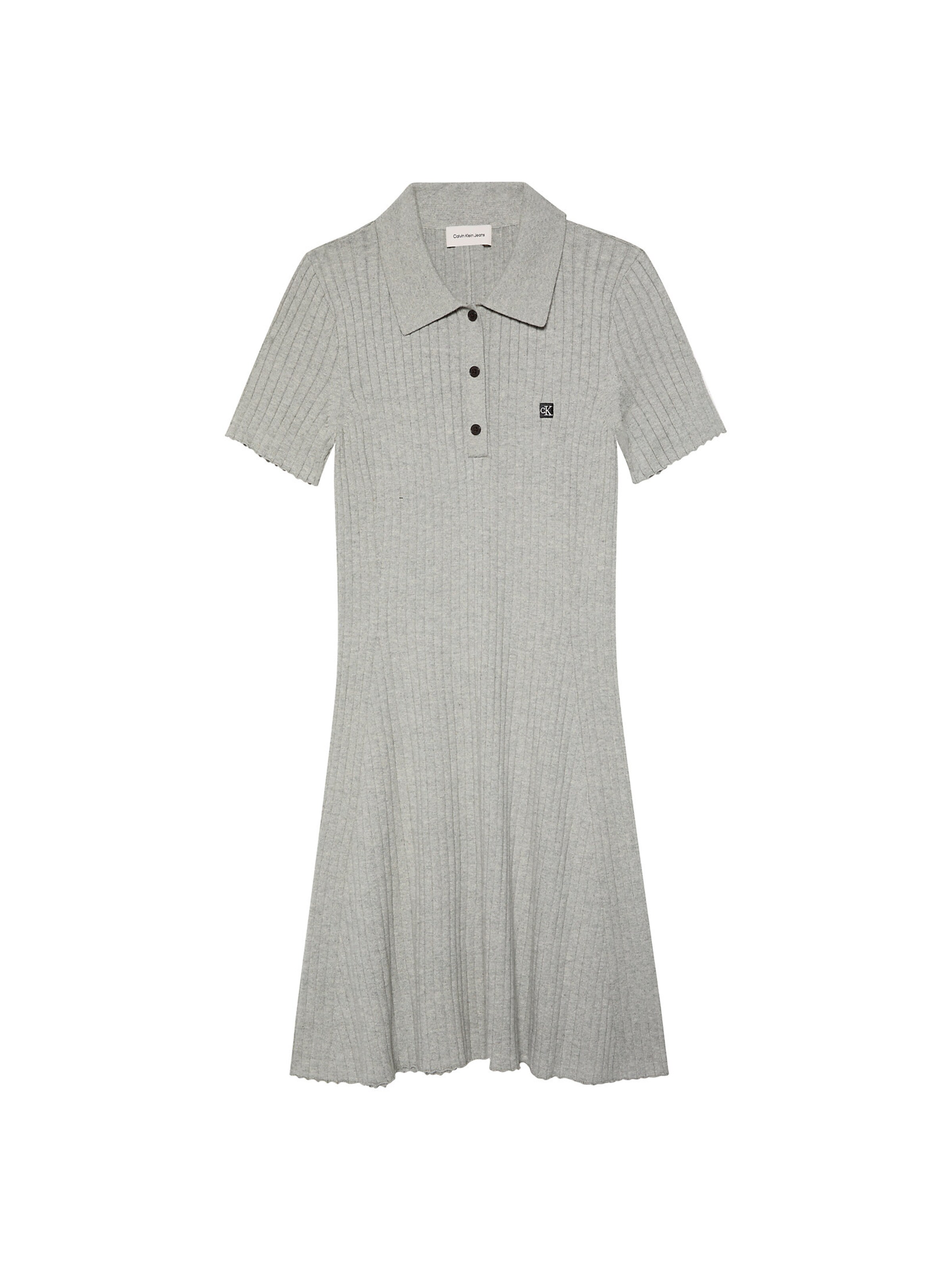 Calvin Klein Jeans Kleid in Grau: Vorderseite