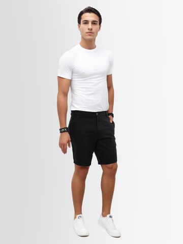 INDICODE Regular Pants 'B799 ' in Black