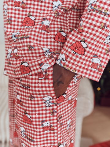Pijama lungă de la Next pe roșu