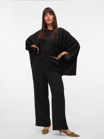 Wide leg Pantaloni 'VMCalva' di Vero Moda Curve in nero