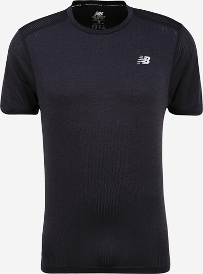 fekete / fehér new balance Funkcionális felső 'Impact Run Short Sleeve', Termék nézet