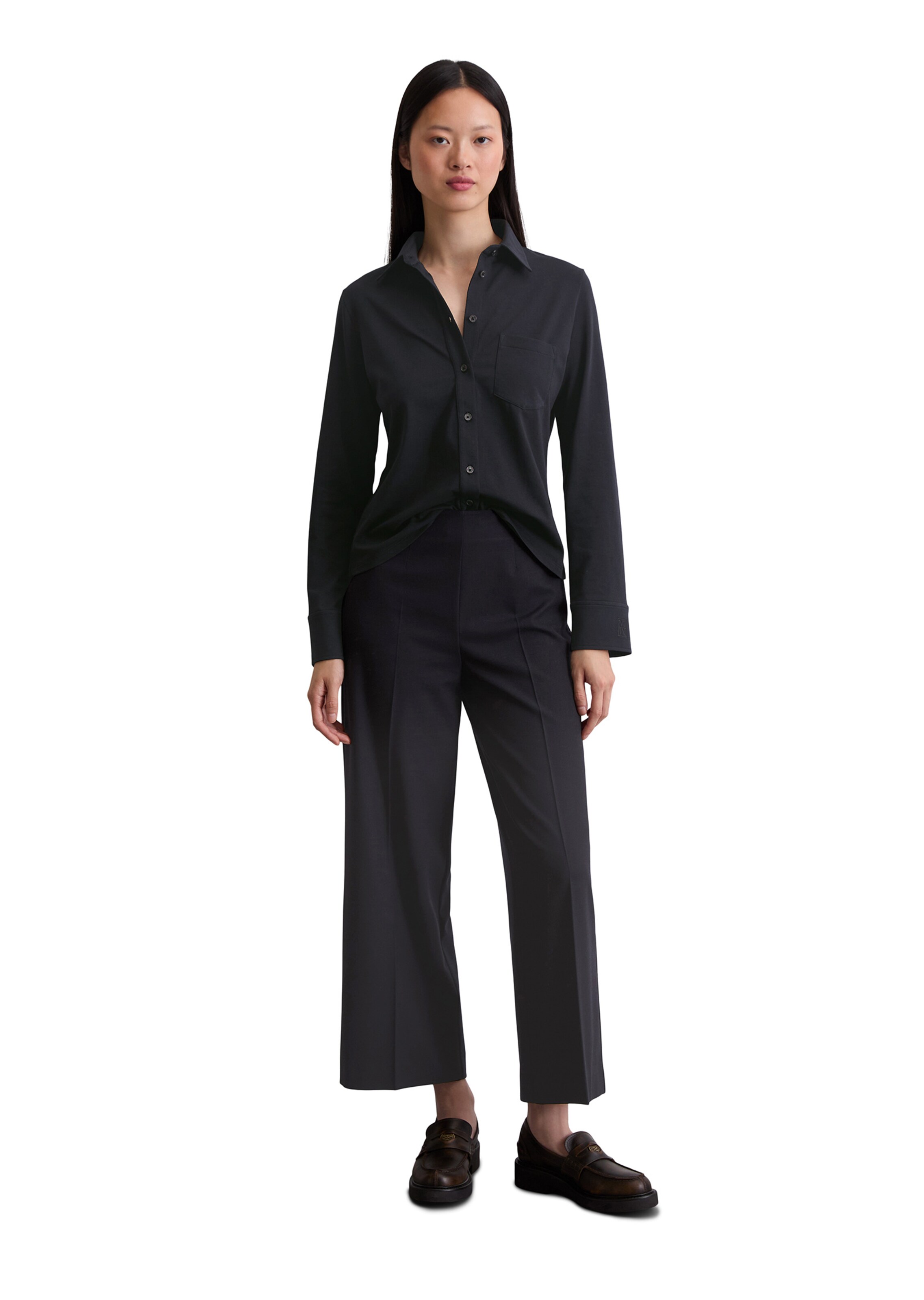 Marc O'Polo Bluse in Schwarz