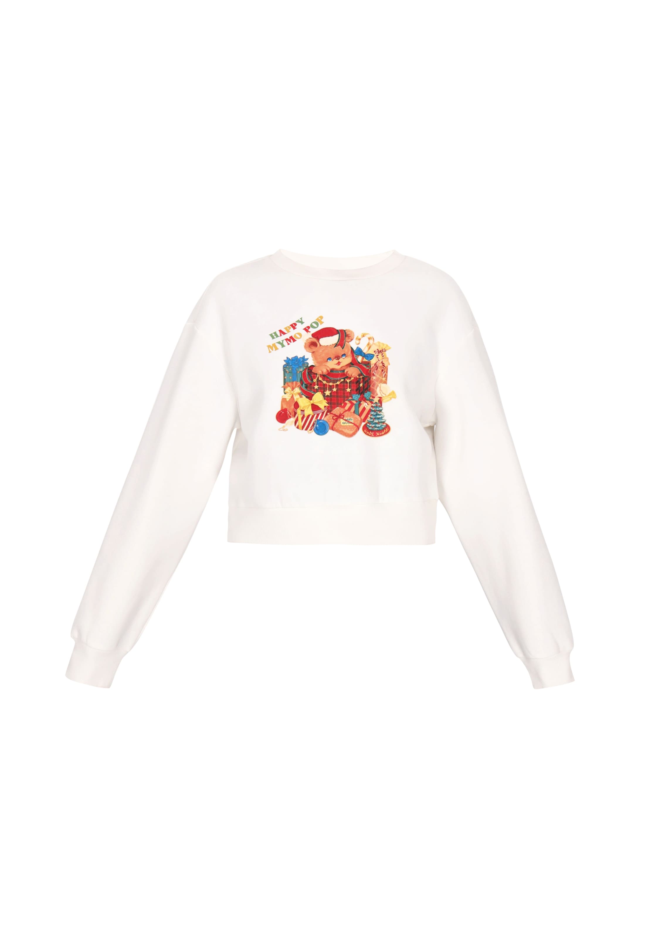 MYMO - Sudadera 'Pop' en blanco: frente
