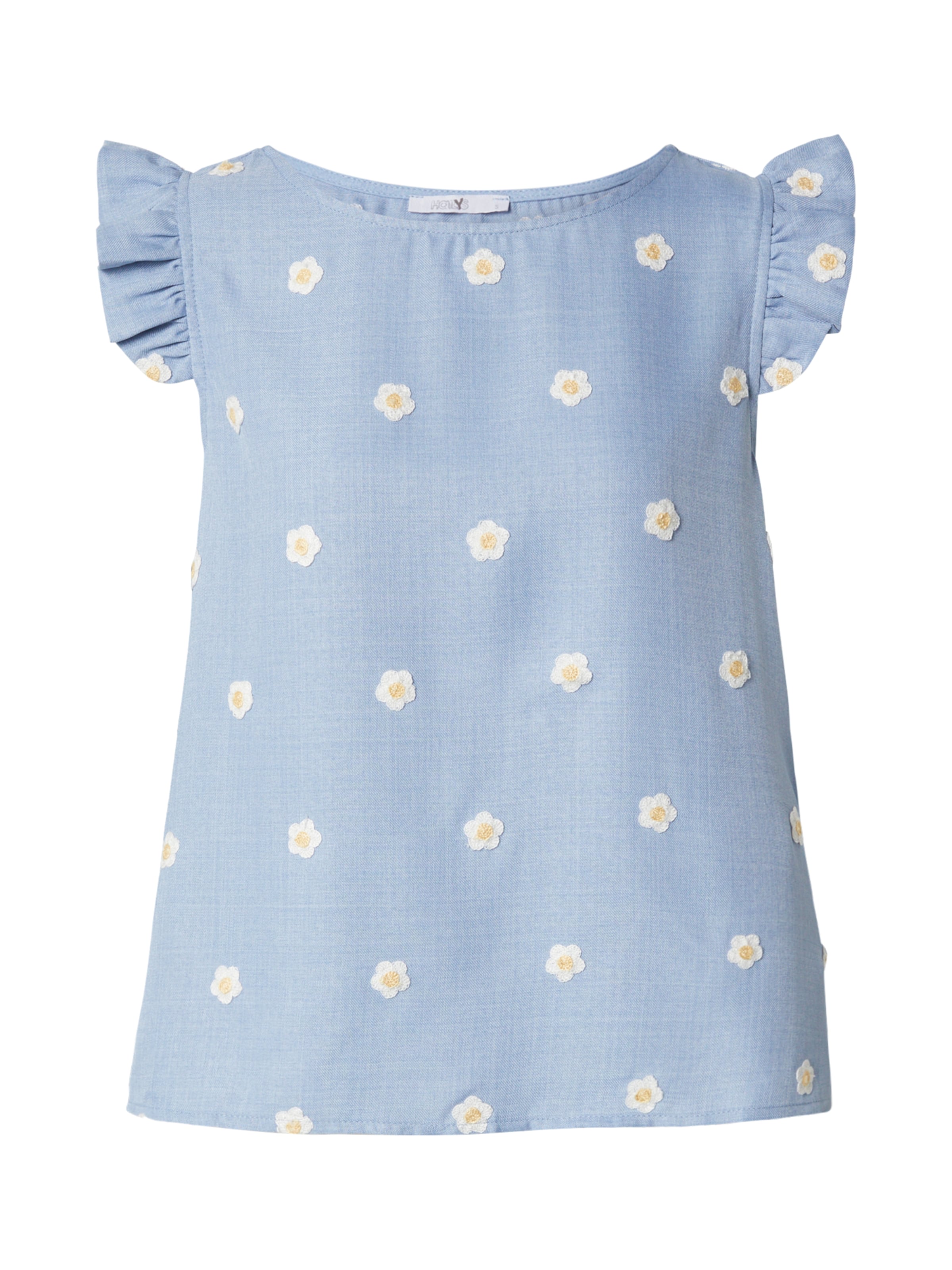 Hailys - Top 'Fl44ora' en azul: frente