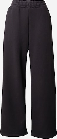 Wide Leg Pantalon WEEKDAY en noir : devant