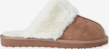 ETAM Hausschuh 'Galana' in Braun: Vorderseite