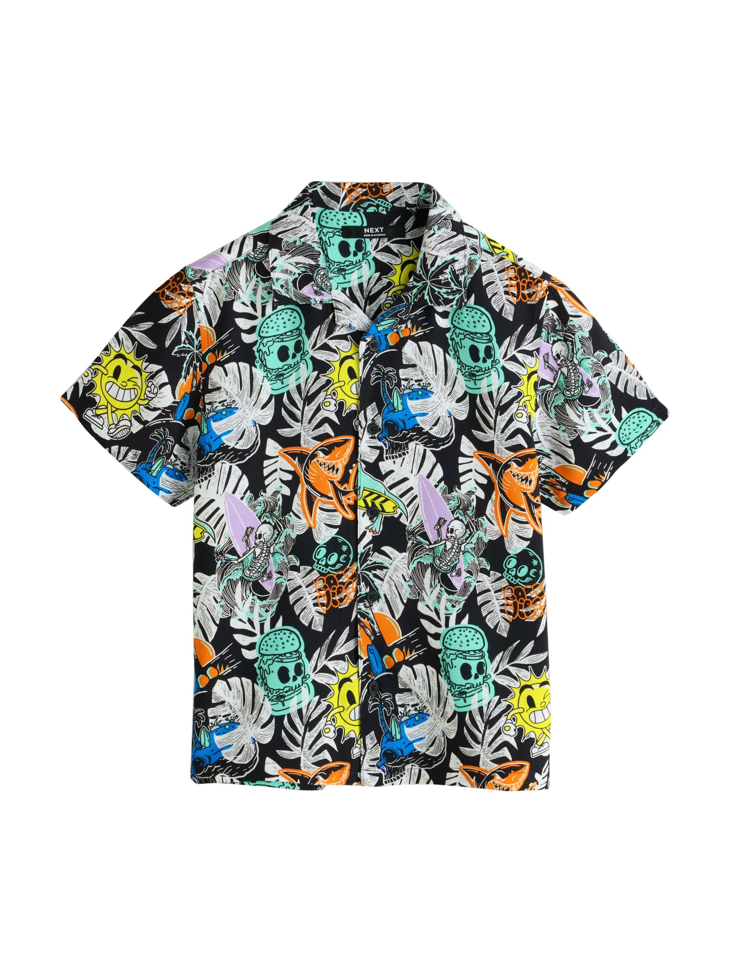 Next Hemd in Schwarz: Vorderseite