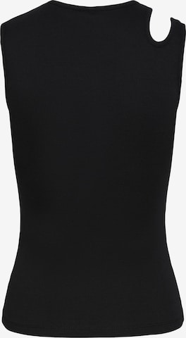 PIECES Top 'DONSA' in Black