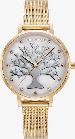 Julie Julsen Analog Watch in Gold: front